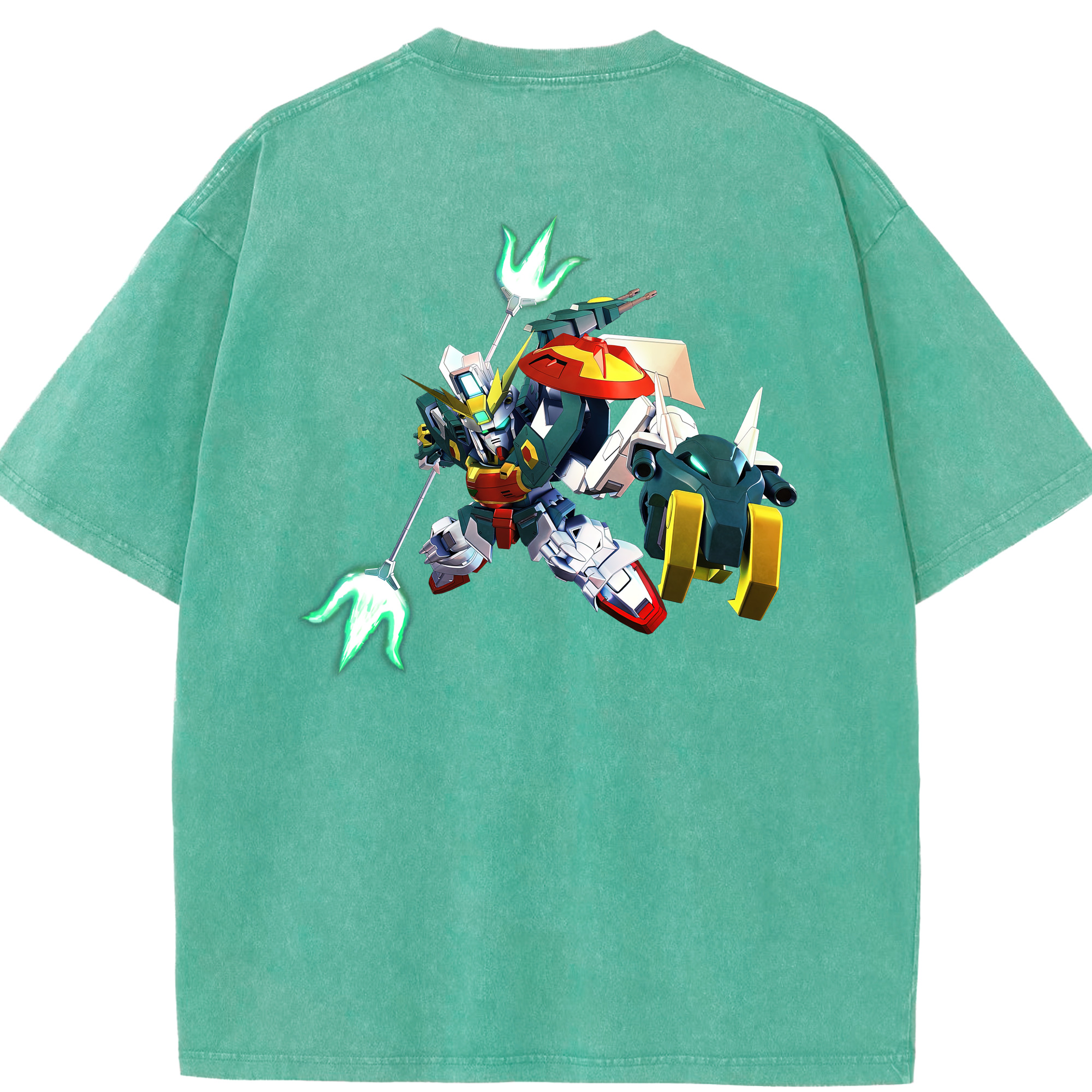 （画像用） 機動戦士ガンダム Mobile Suit Gundam 綿100% ヴィンテージ風 半袖Tシャツ（背面プリント）